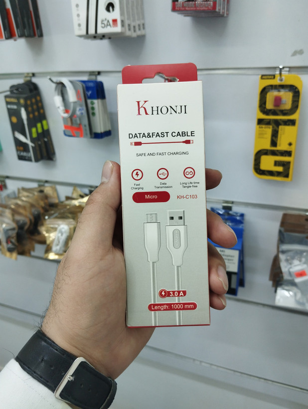 کابل میکرو یو اس بی خنجی مدل FAST به طول 1 متر