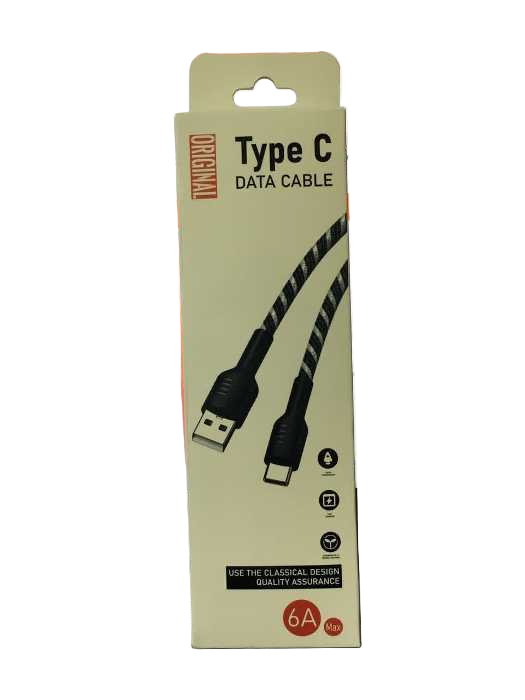کابل شارژ 6A MAXتایپ سی برزنتی