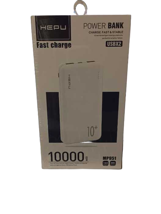 پاوربانک HEPU ظرفیت 10000 میلی آمپر ساعت