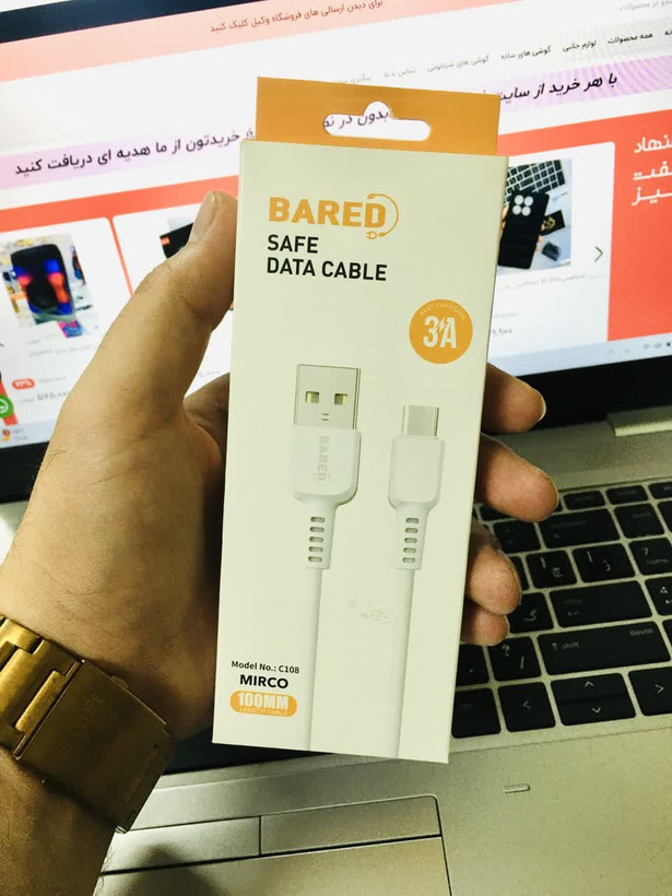 کابل فست شارژ میکرو 3 آمپر BARED