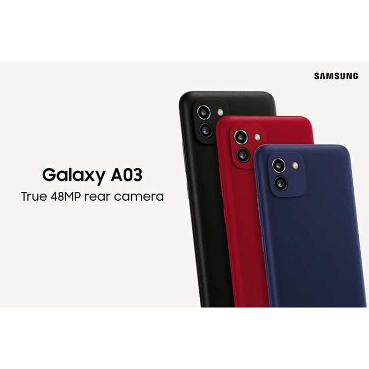 گوشی موبایل سامسونگ مدل Galaxy A03 SM-A035F/DS دو سیم کارت ظرفیت 64 گیگابایت و رم 4 گیگابایت استوک