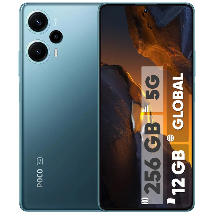 گوشی موبایل شیائومی مدل Poco F5 5G دو سیم کارت ظرفیت 256 گیگابایت و رم 12 گیگابایت استوک