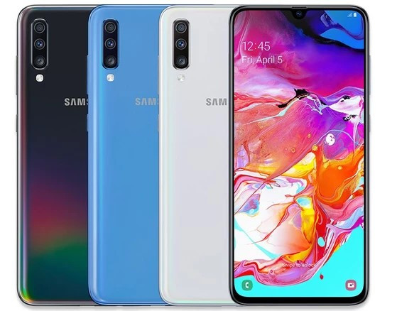 گوشی موبایل سامسونگ مدل Galaxy A70 SM-A705FN/DS دو سیمکارت ظرفیت 128 گیگابایت با رم 6 گیگابایت استوک