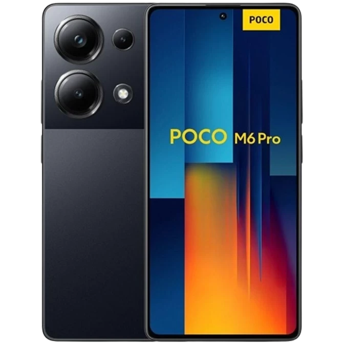 گوشی شیائومی Poco M6 Pro رجیسترشده دو سیمکارت ۵۱۲ گیگابایت با رم ۱۲ گیگابایت استوک
