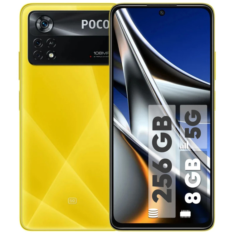 گوشی شیائومی Poco X4 Pro 5G 2201116PG رجیسترشده دو سیمکارت 256 گیگابایت با رم 8 گیگابایت استوک