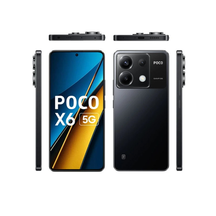 گوشی شیائومی Poco X6 5G رجیسترشده دو سیمکارت 256 گیگابایت با رم 12 گیگابایت استوک
