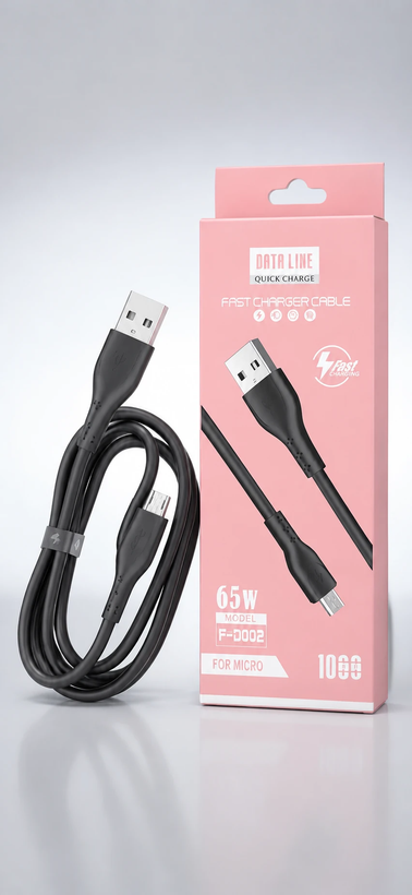 کابل تبدیل USB به microUSB مدل F-d002 طول 1 متر
