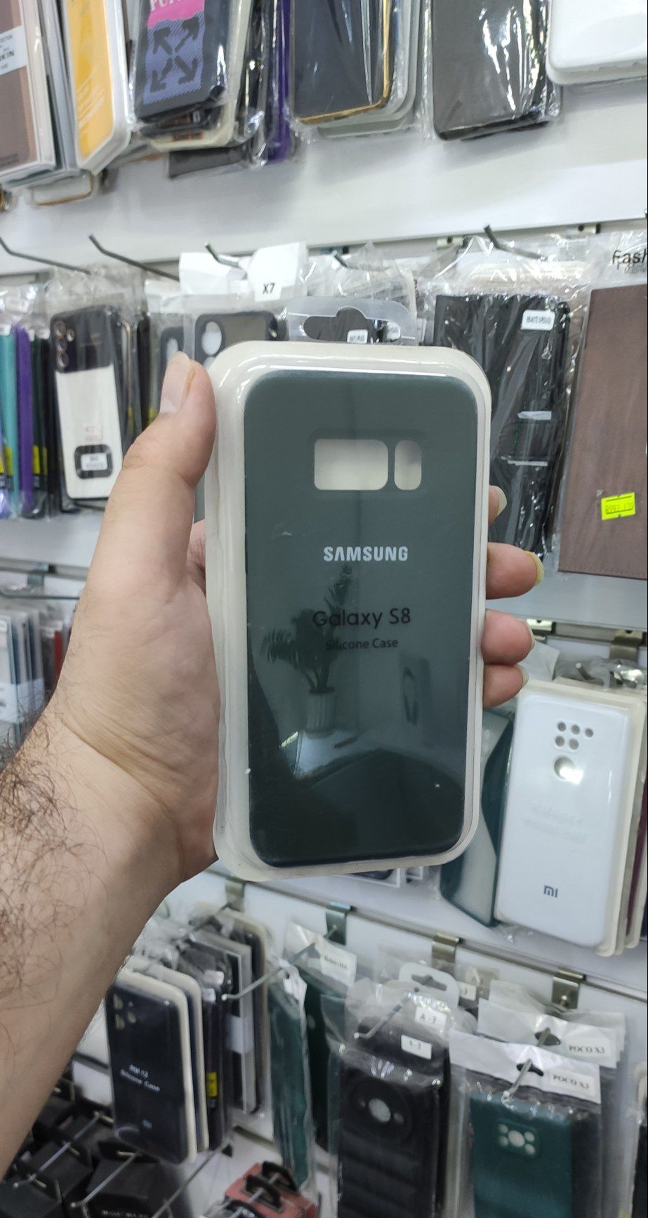 گارد سامسونگS8مدل سلیکونی اورجینال