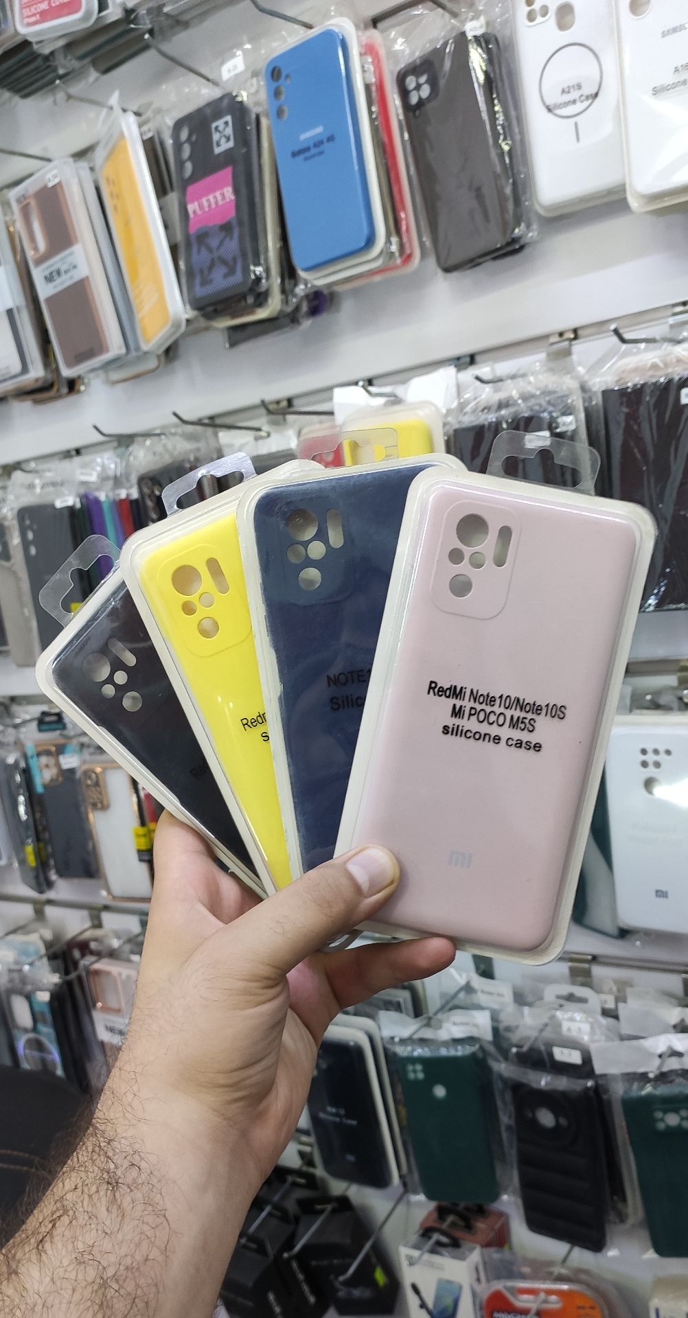 گارد شیائومی مناسب برای Note10 . Note10s. Poco M5Sمدل سلیکونی اورجینال