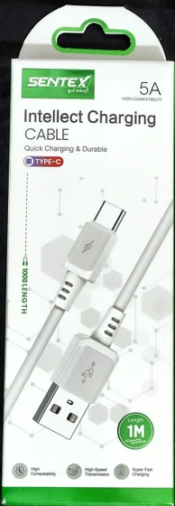 کابل شارژ USB-A به TYPE-C ازبرندSENTEX MA002