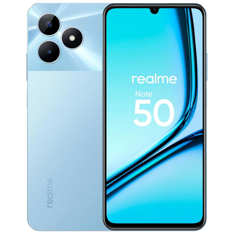 گوشی موبایل ریلمی مدل Note 50دو سیم کارت ظرفیت 128 گیگابایت و رم 4 گیگابایت استوک