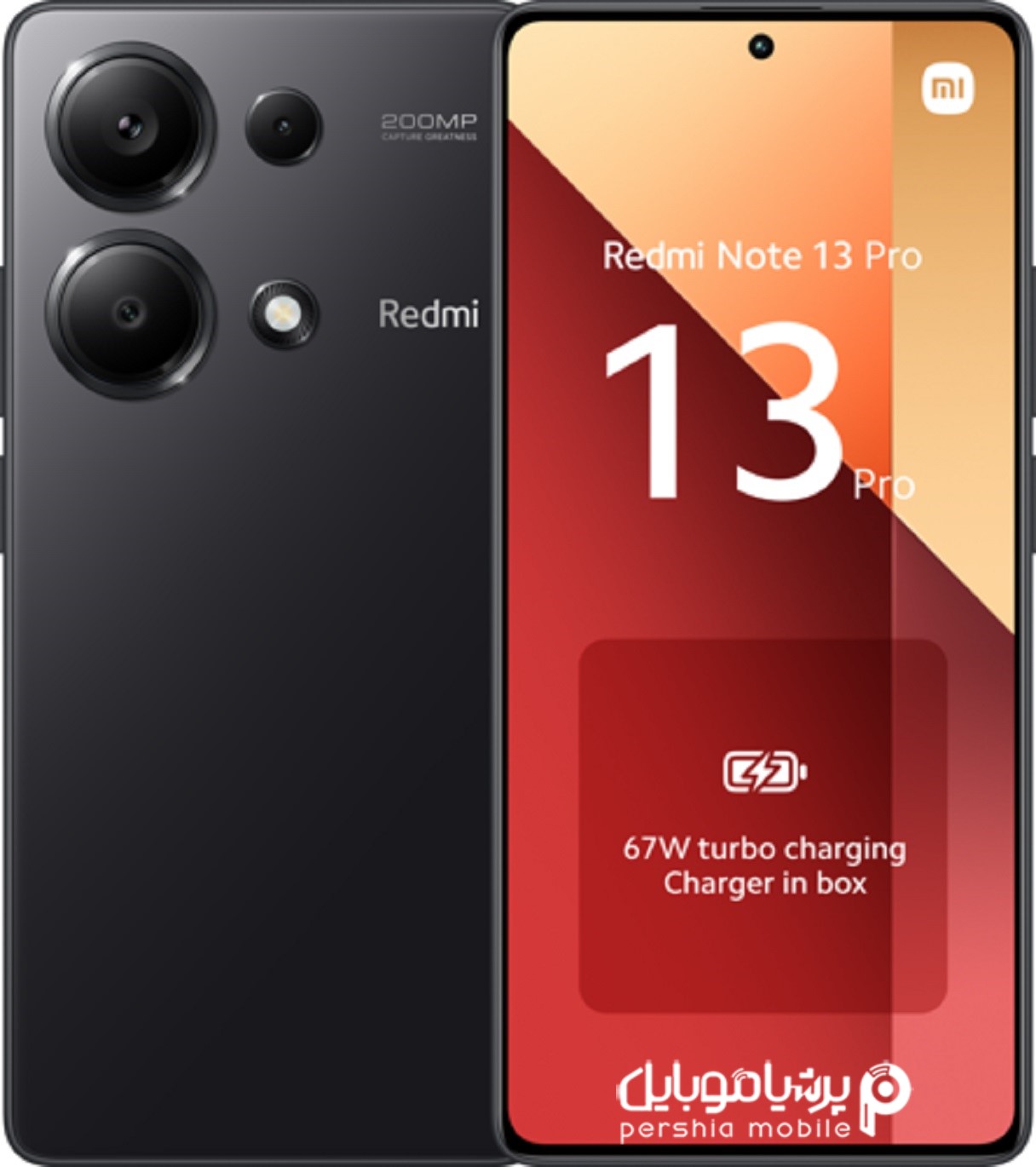 گوشی موبایل شیائومی مدل Redmi Note 13 Pro 4G ظرفیت ۲۵۶ گیگابایت رم ۸ استوک