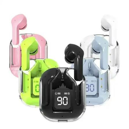 هدفون بلوتوثی مدل Ultra Pods بدون نویز کنسلینگ، درگاه شارژ USB Type-C، دارای میکروفون داخلی، تا 9 ساعت پخش موسیقی، مقاوم در برابر گرد و غبار